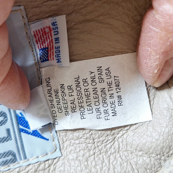 Blue Duck XL Shearling reversible coat, soft real fur, and sheepskin. - Picture 12 of 12